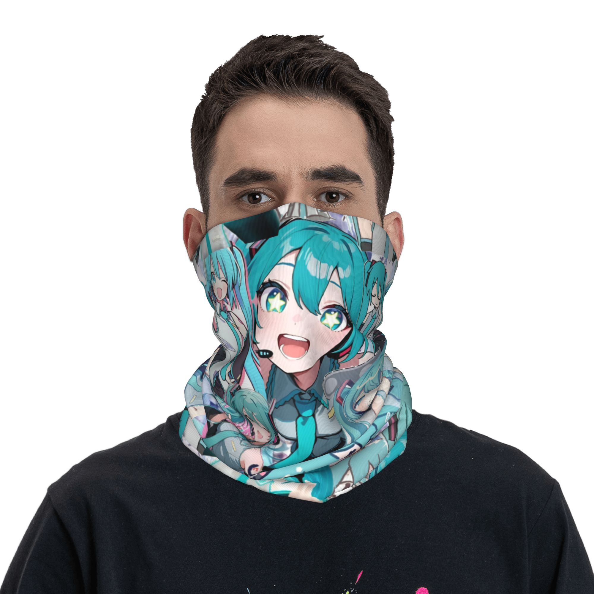 Winter Clothing Hiking - Hatsune Miku Anime Bandana Winter Neck