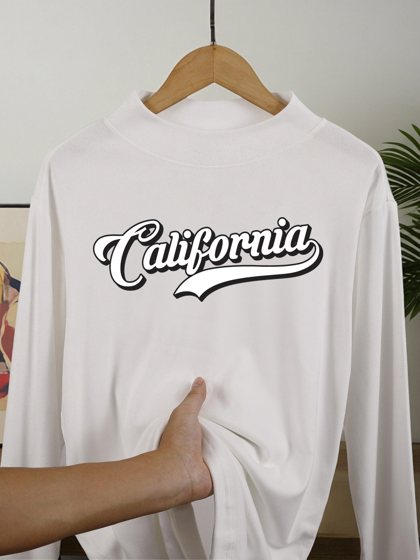 Winter Clothes - California Art Letter Printing Man Long