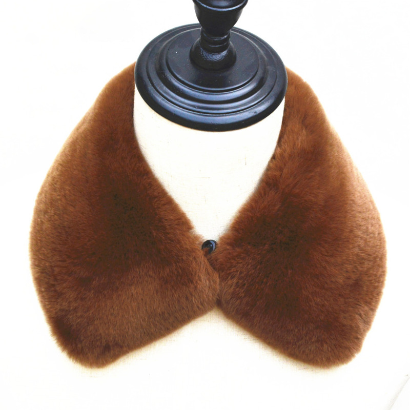Winter Clothing Stores - Real Rex Rabbit Fur Collar Women