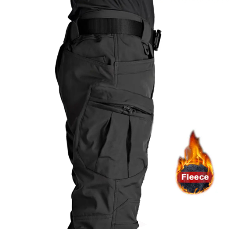 Winter Clothing Hiking - Men's Tactical Softshell Pants Fleece Autumn