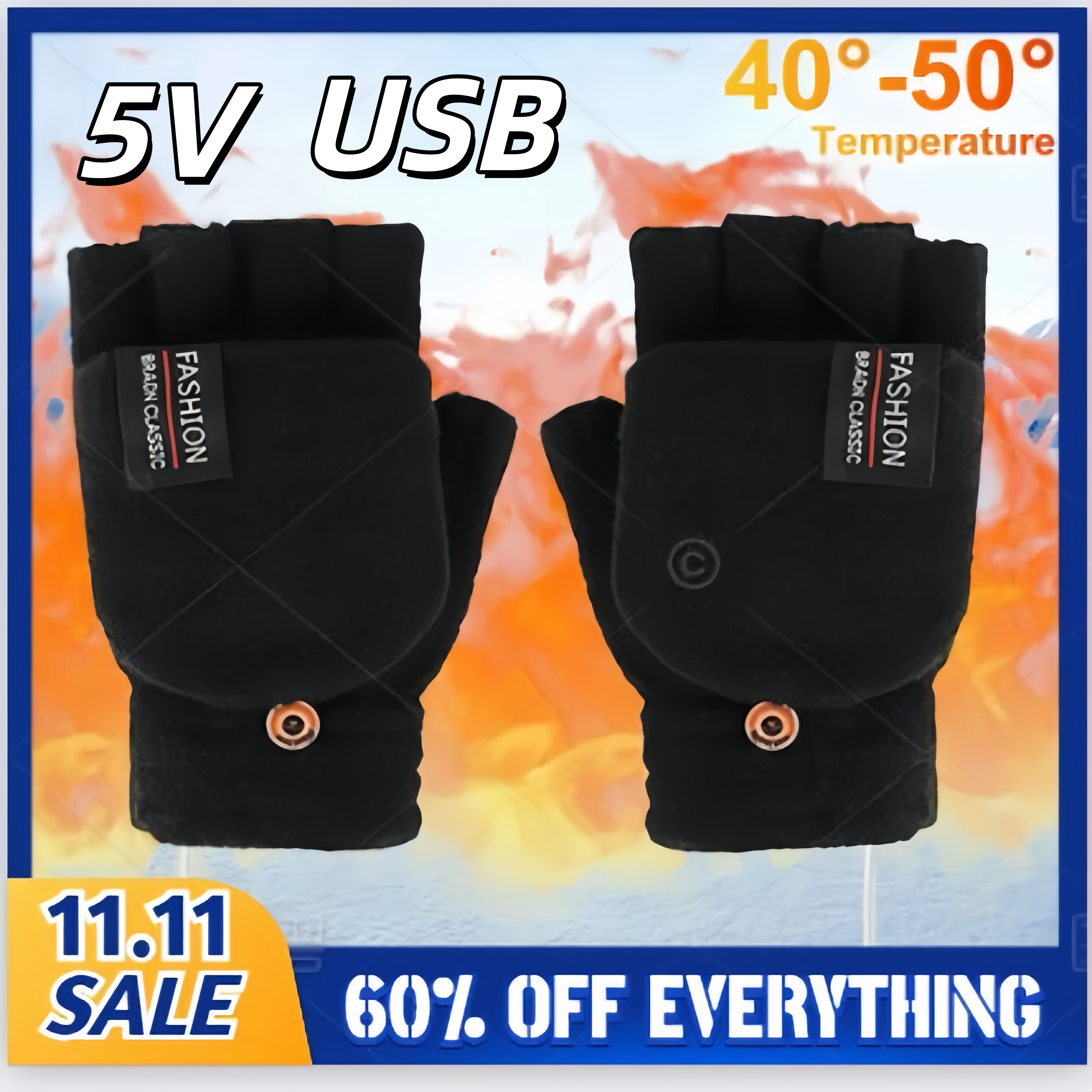 Electric USB Heating Gloves Ha – Hand Warmer Reusable recenzja i cena