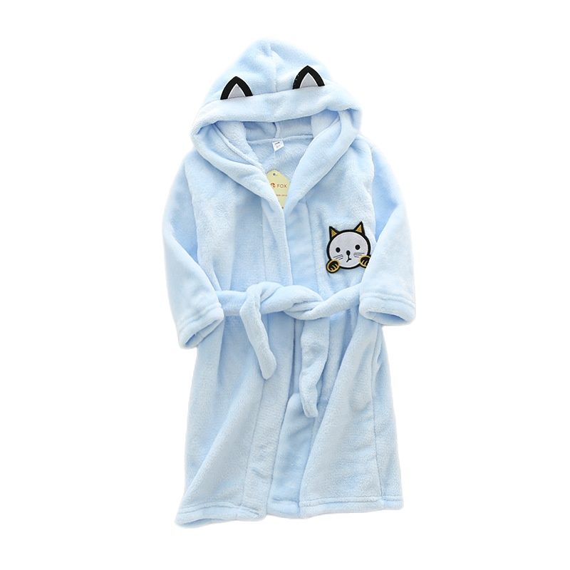 Kids Cartoon Cat Robes New Win – Winter Clothing Baby recenzja i cena