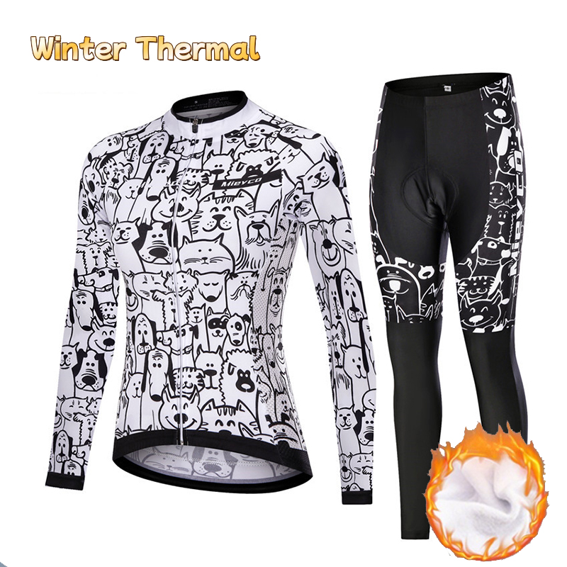 Women's Warm Cycling Jersey Se – Winter Clothing Sale Women recenzja i cena
