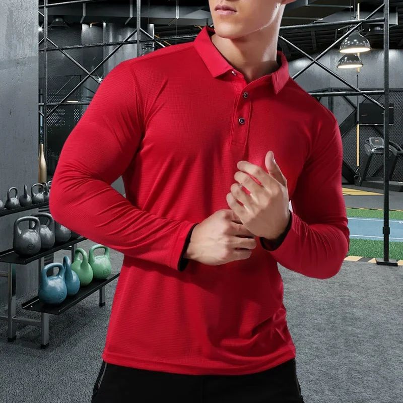 Men Running Sport Shirts Tops  – Winter Clothing Stores recenzja i cena