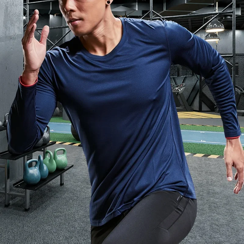 Men Running Sport Shirts Tops  – Winter Clothing Stores recenzja i cena