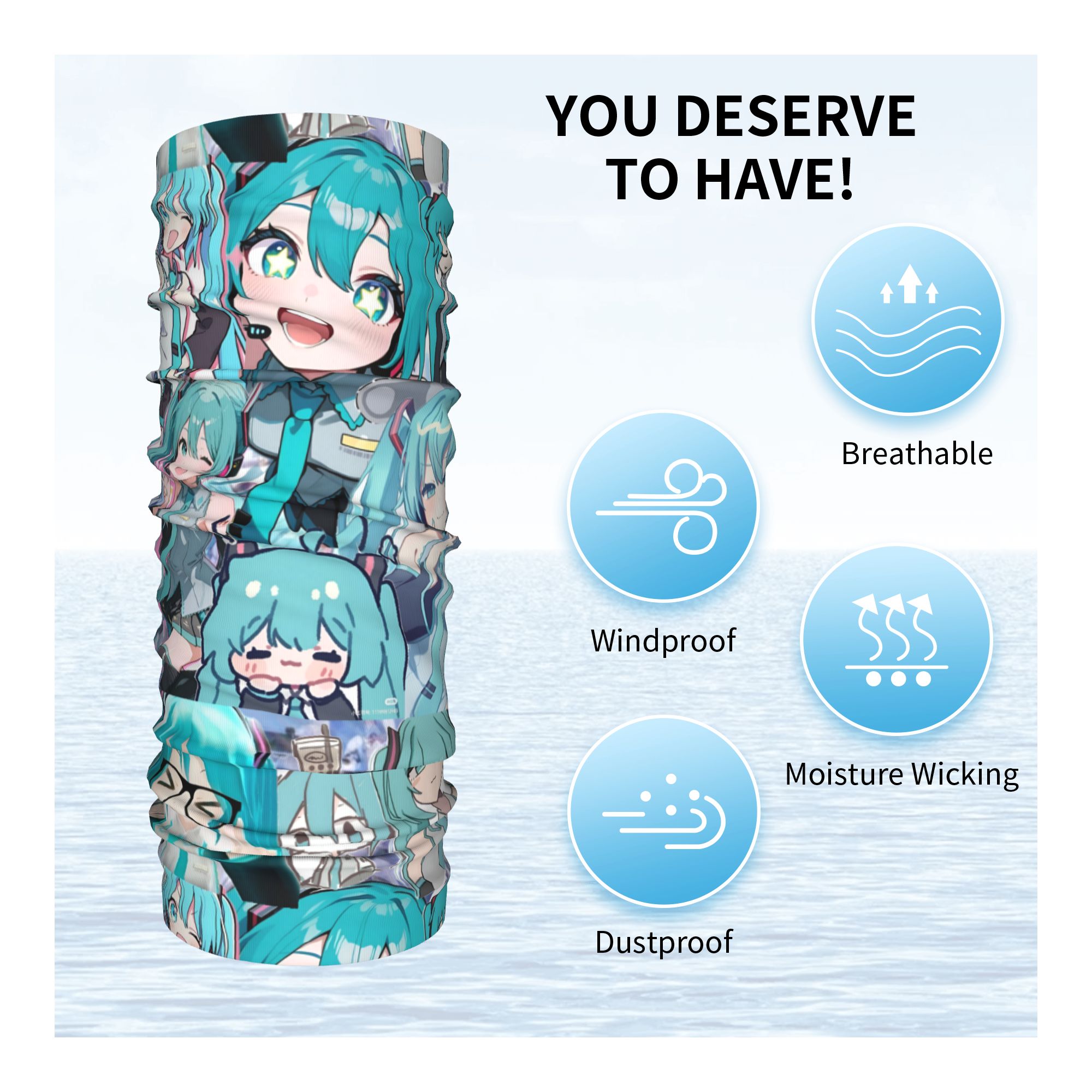 Hatsune Miku Anime Bandana Win – Winter Clothing Hiking recenzja i cena