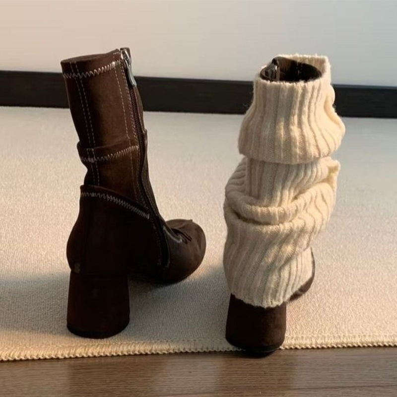 Bow High Heels Women Boots New – Winter Clothes recenzja i cena