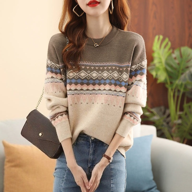 Round O Neck Ladies Pullovers  – Winter Clothing Sale Women recenzja i cena
