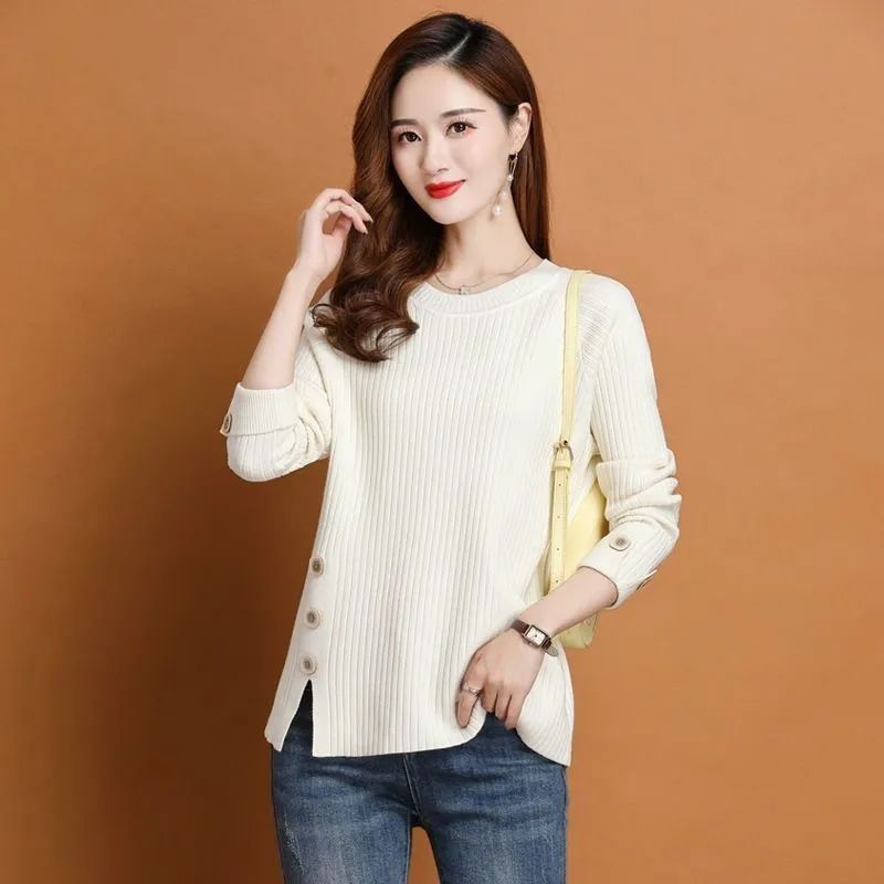 White Ladies Pullovers Harajuk – Winter Clothing Sale Women recenzja i cena