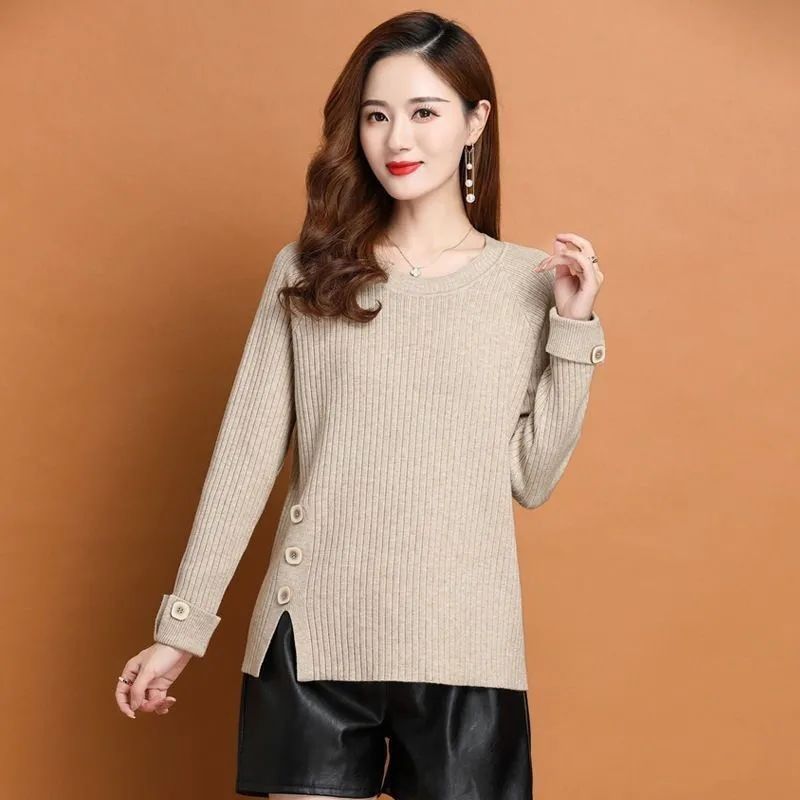 White Ladies Pullovers Harajuk – Winter Clothing Sale Women recenzja i cena