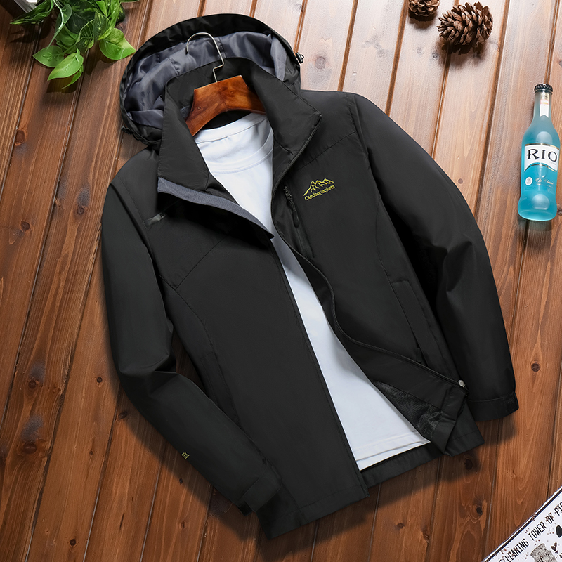 Outdoor Solid Color Hooded Win – Quality Winter Clothing Bomber Jacket recenzja i cena