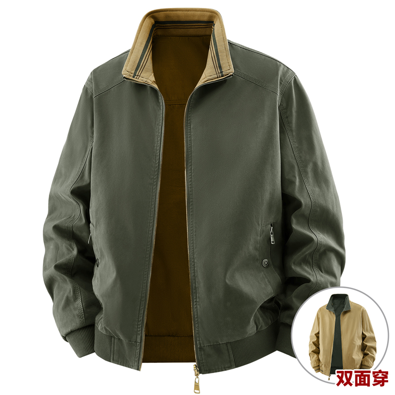 High Quality Reversible Jacket – Quality Winter Clothing Bomber Jacket recenzja i cena