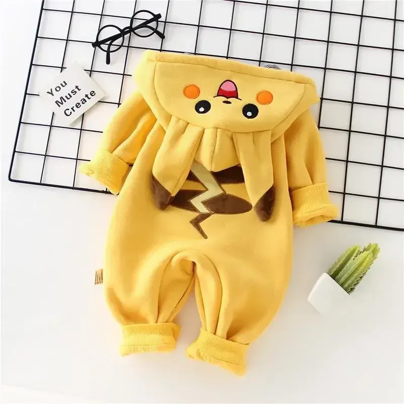 New Cute Cartoon Pokemon Pikac – Winter Clothing Baby recenzja i cena