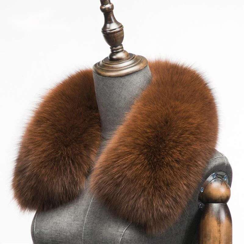 Winter Natural Fox Fur Scarf S – Winter Clothing Stores recenzja i cena