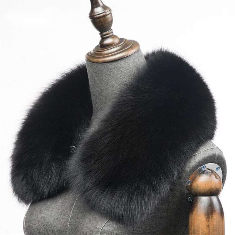 Winter Natural Fox Fur Scarf S – Winter Clothing Stores recenzja i cena
