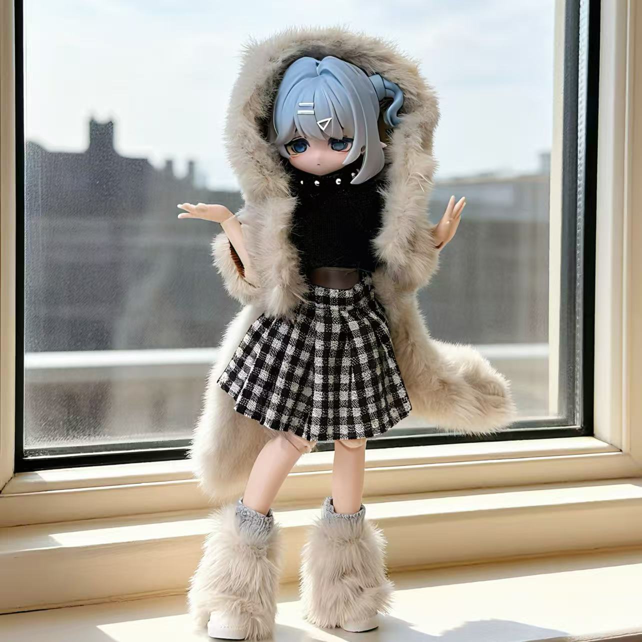 Winter Plush Doll Outfit Set 8 – Winter Clothing Stores recenzja i cena
