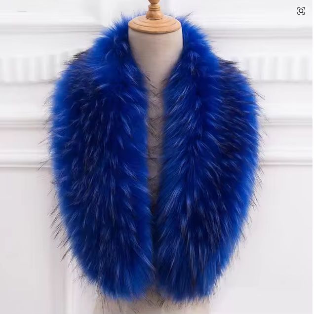 Natural Fur Collar Real raccoo – Jacket Winter Clothing recenzja i cena