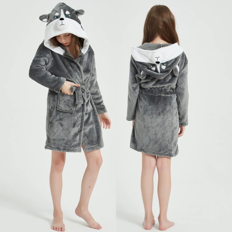 Animal Bathrobes for Girls Chi – Winter Clothing Baby recenzja i cena