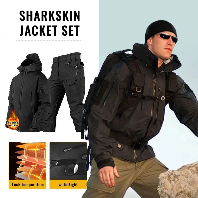 Men Thicken Soft Shell Winter  – Winter Clothing Hiking recenzja i cena