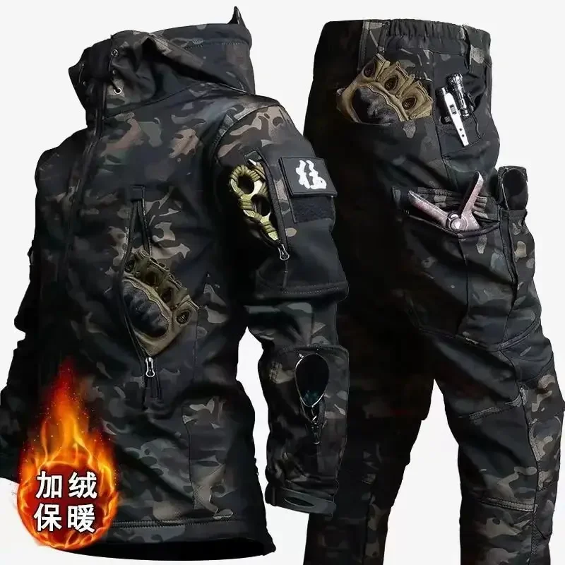 Men Thicken Soft Shell Winter  – Winter Clothing Hiking recenzja i cena