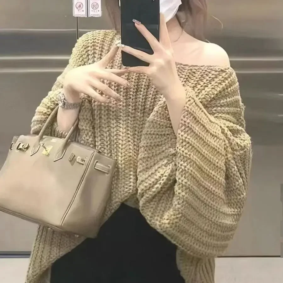 Autumn Women's Knit Sweater Ko – Winter Clothing Sale Women recenzja i cena