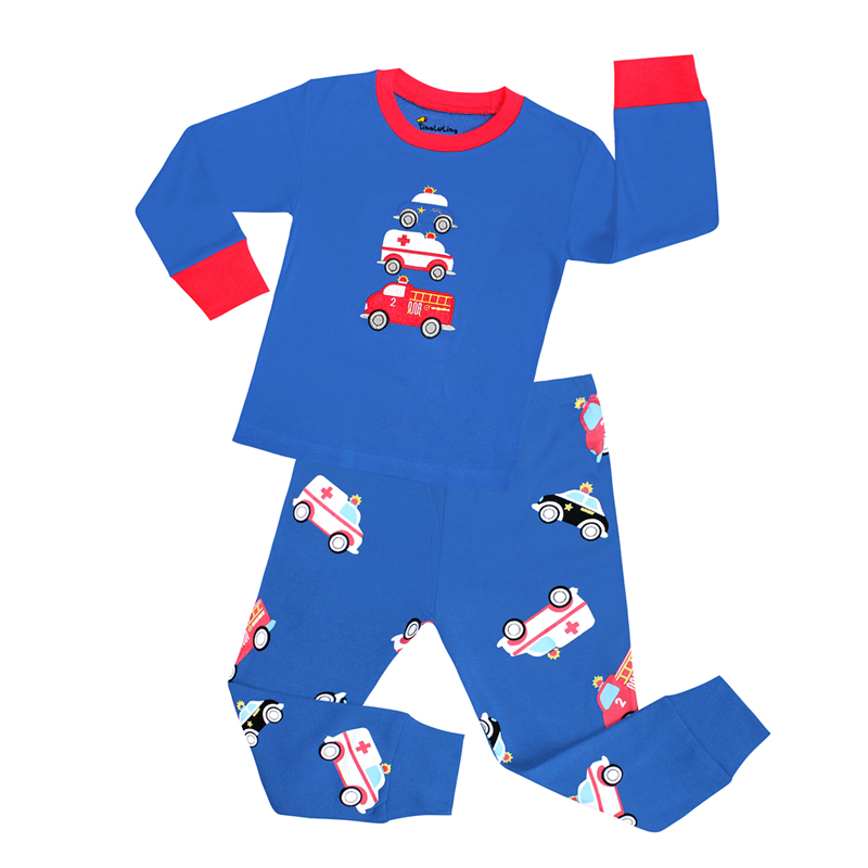 100 Cotton Boys Pajamas Sets 2 – Winter Clothing Baby recenzja i cena