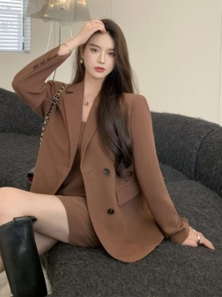 Autumn Winter Brown Elegant 2  – Jacket Winter Clothing recenzja i cena