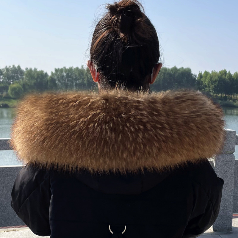 Raccoon Fur Collar Winter Supe – Winter Clothing Stores recenzja i cena