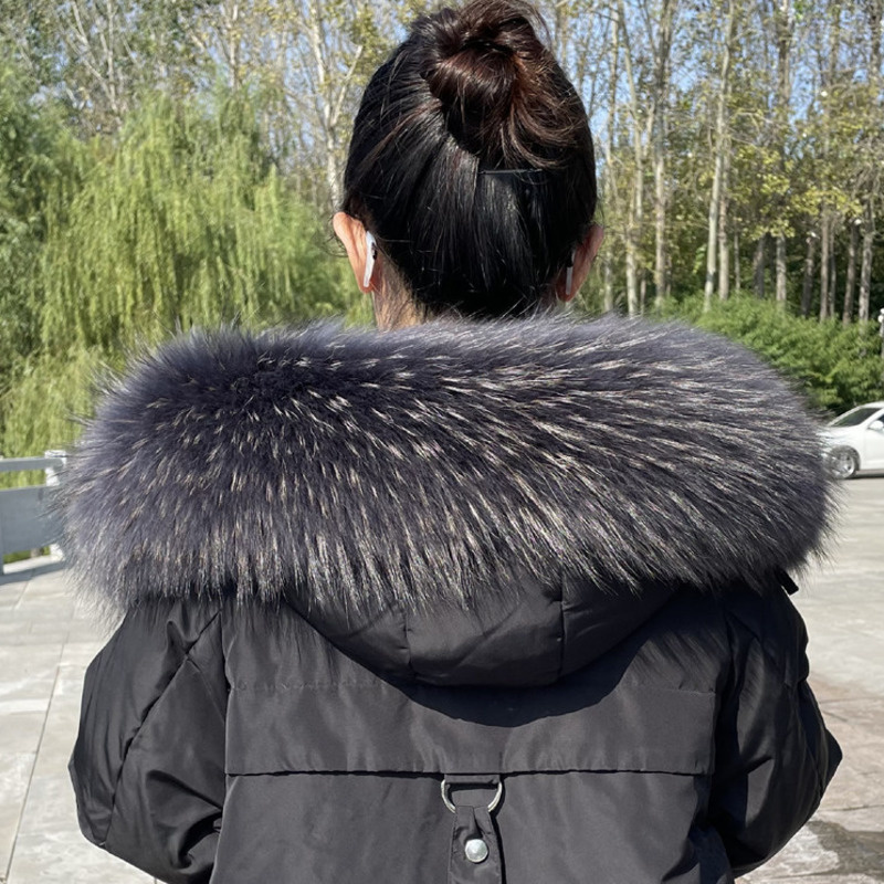 Raccoon Fur Collar Winter Supe – Winter Clothing Stores recenzja i cena