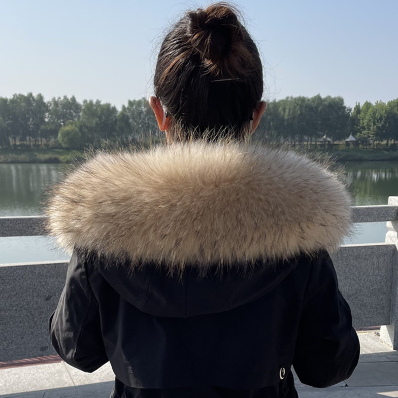 Raccoon Fur Collar Winter Supe – Winter Clothing Stores recenzja i cena