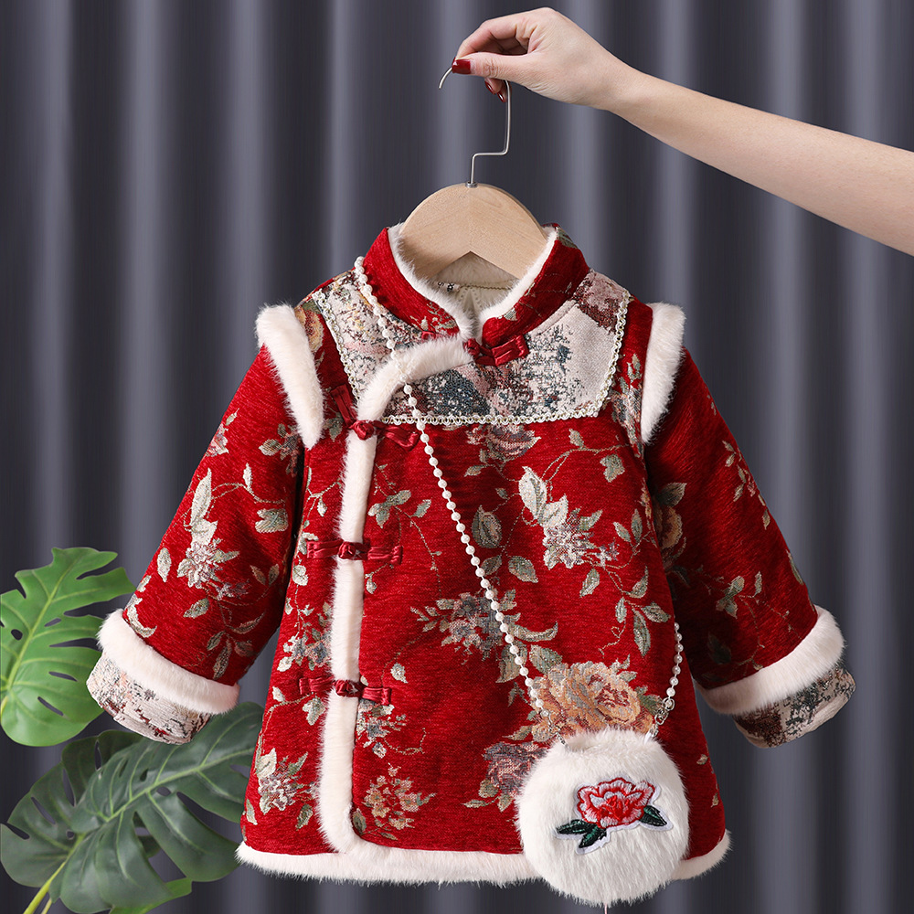 Winter Baby Girls Hanfu Kids P – Winter Clothing Baby recenzja i cena
