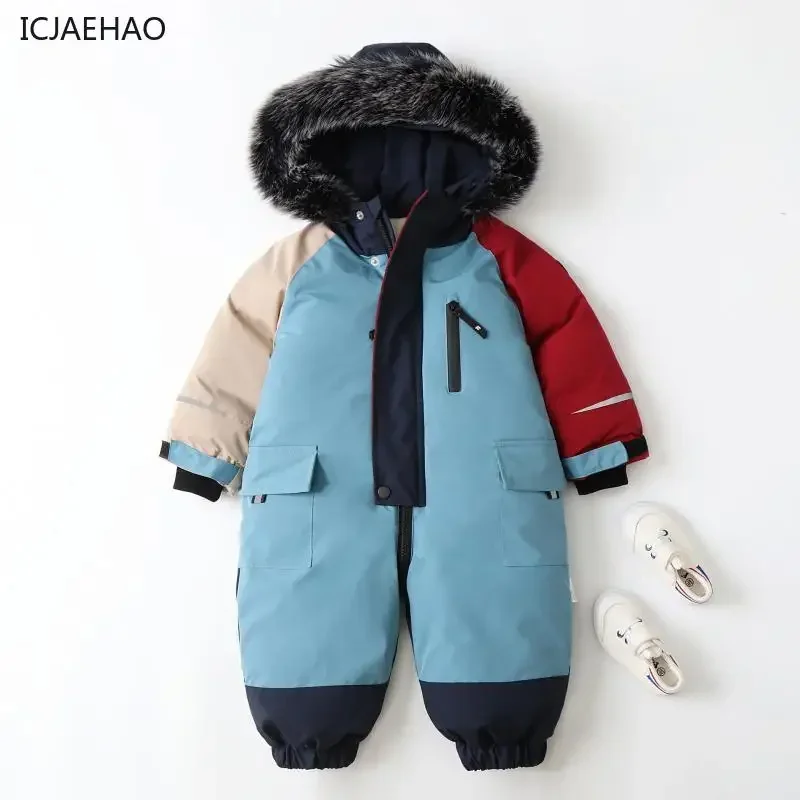 2025 Children Jumpsuits Thick  – Winter Clothing Baby recenzja i cena