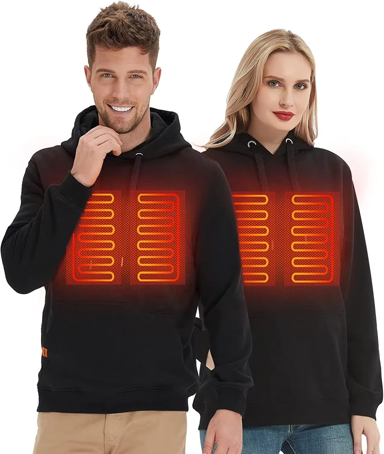 Women USB Heating Hoodies men  – Jacket Winter Clothing recenzja i cena
