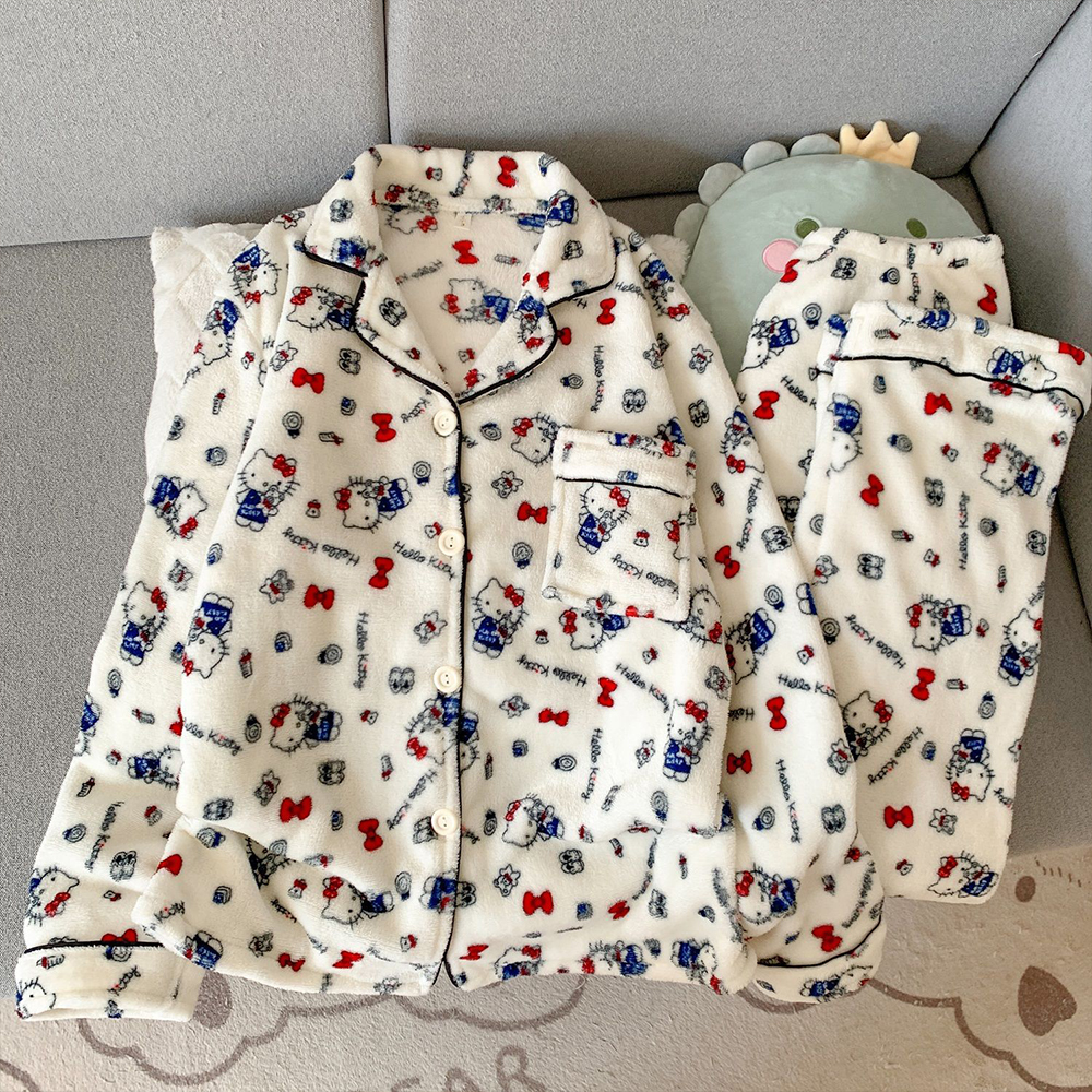 Sanrio Hello Kitty Flannel Wom – Winter Clothing Stores recenzja i cena