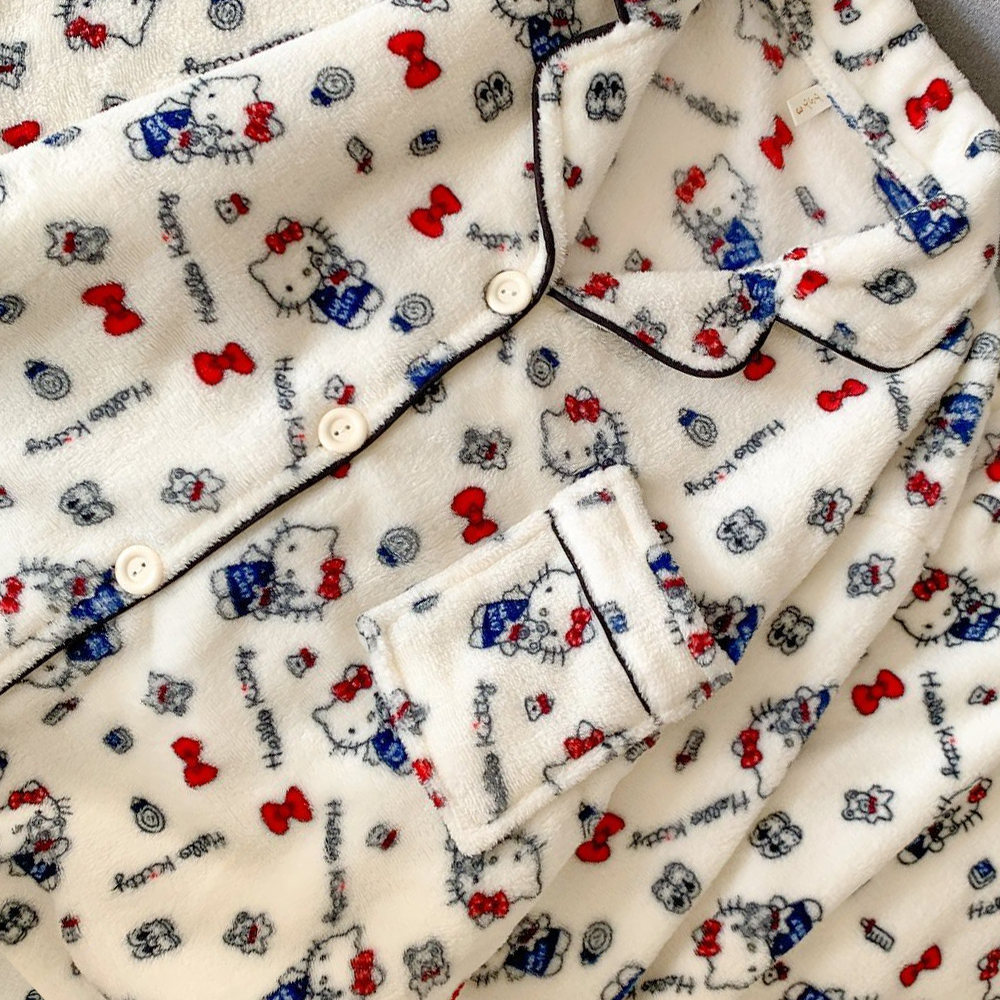 Sanrio Hello Kitty Flannel Wom – Winter Clothing Stores recenzja i cena