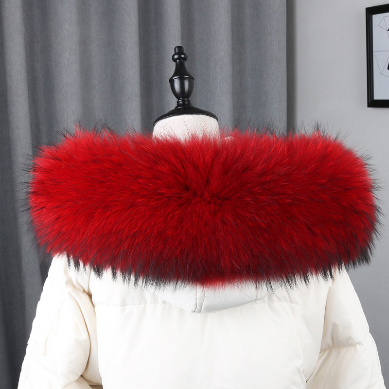100% Real Fur Collar Coat Wint – Winter Clothing Stores recenzja i cena
