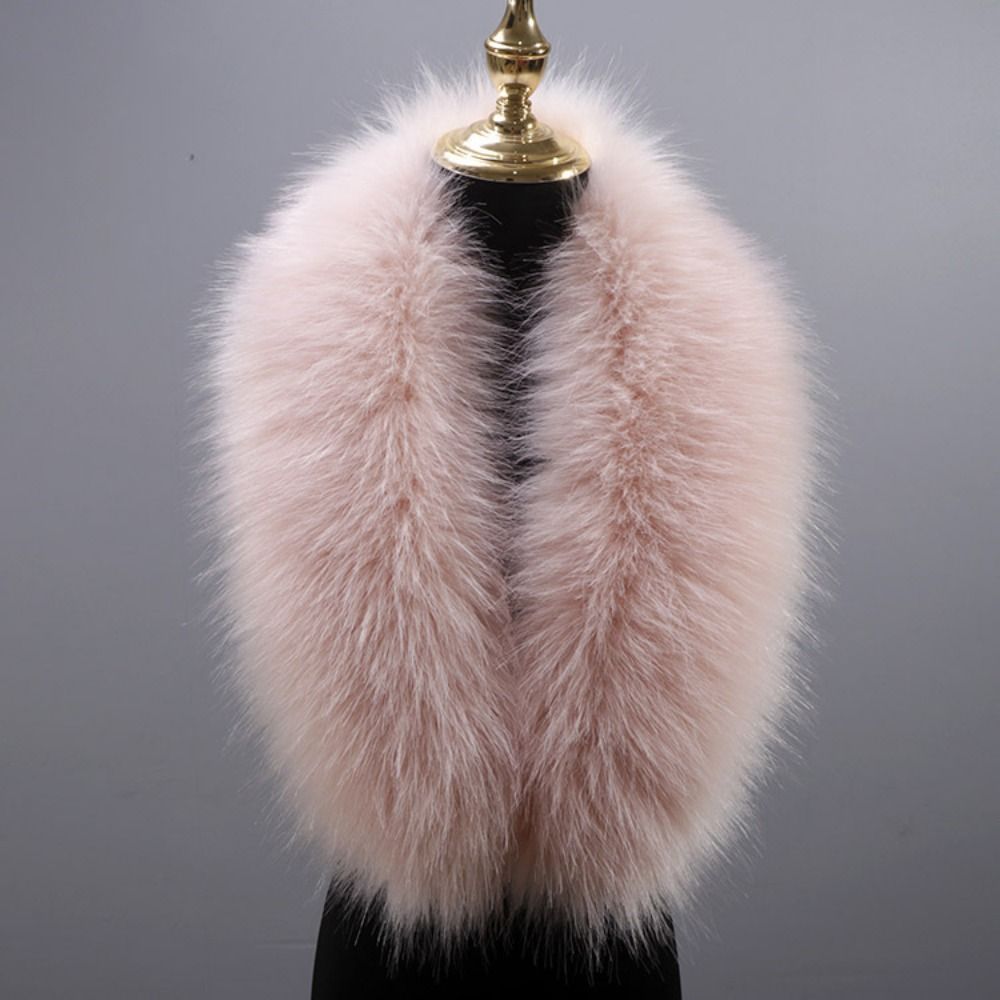 New 80cm Large Faux Fur Collar – Jacket Winter Clothing recenzja i cena