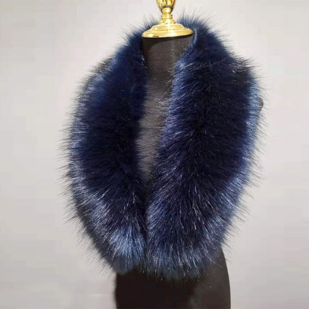 New 80cm Large Faux Fur Collar – Jacket Winter Clothing recenzja i cena