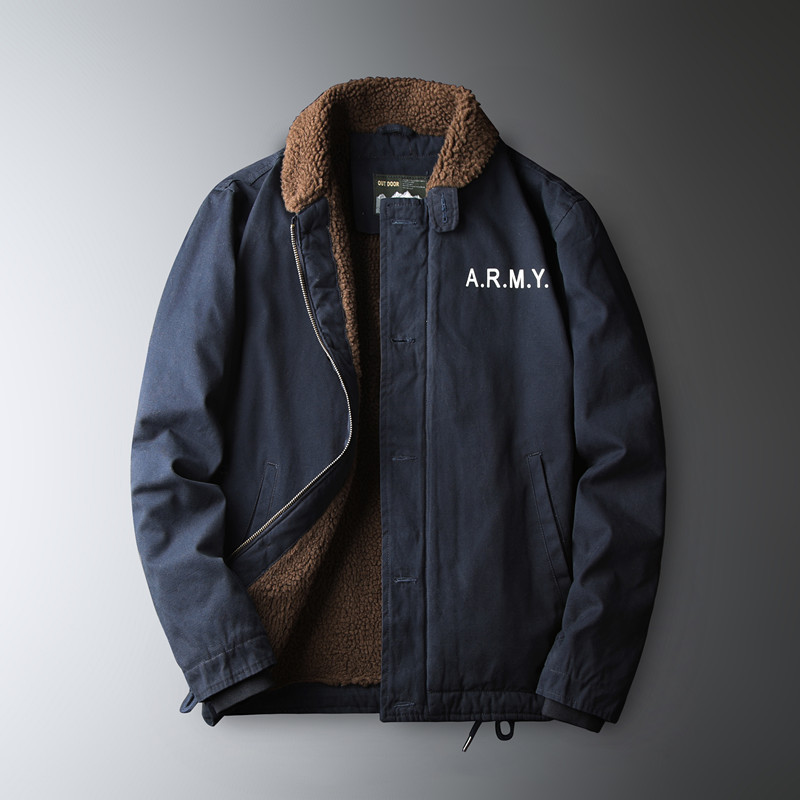 Men's Fleece Warm Winter Milit – Quality Winter Clothing Bomber Jacket recenzja i cena