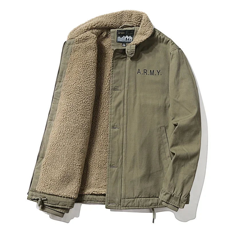 Men Fleece Winter Jackets Warm – Quality Winter Clothing Bomber Jacket recenzja i cena