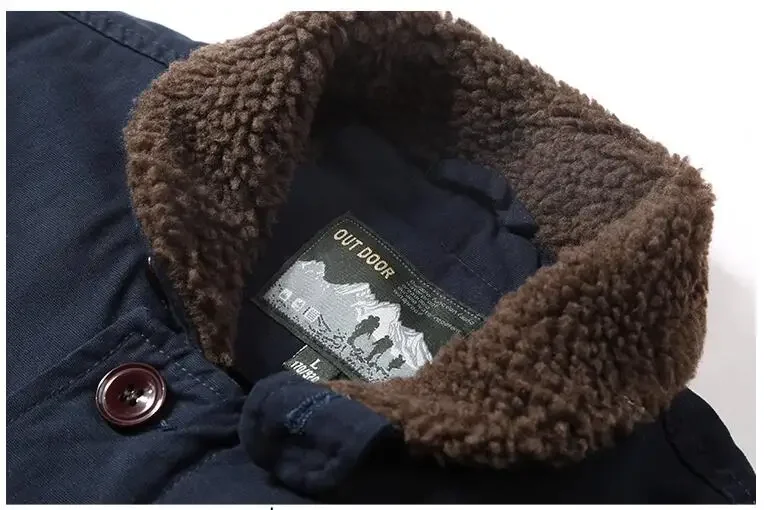 Men Fleece Winter Jackets Warm – Quality Winter Clothing Bomber Jacket recenzja i cena