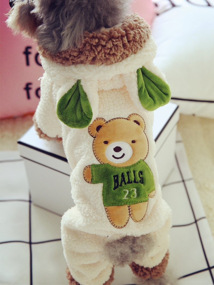 New Funny Dog Costume Cute Bea – Winter Clothing Baby recenzja i cena